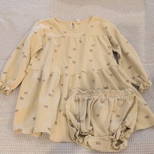 Quincy Mae Cream Knit Baby Outfit